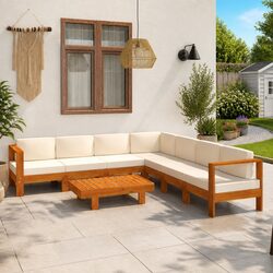 Specifications for 8 Piece Garden Lounge Set with Cushions
