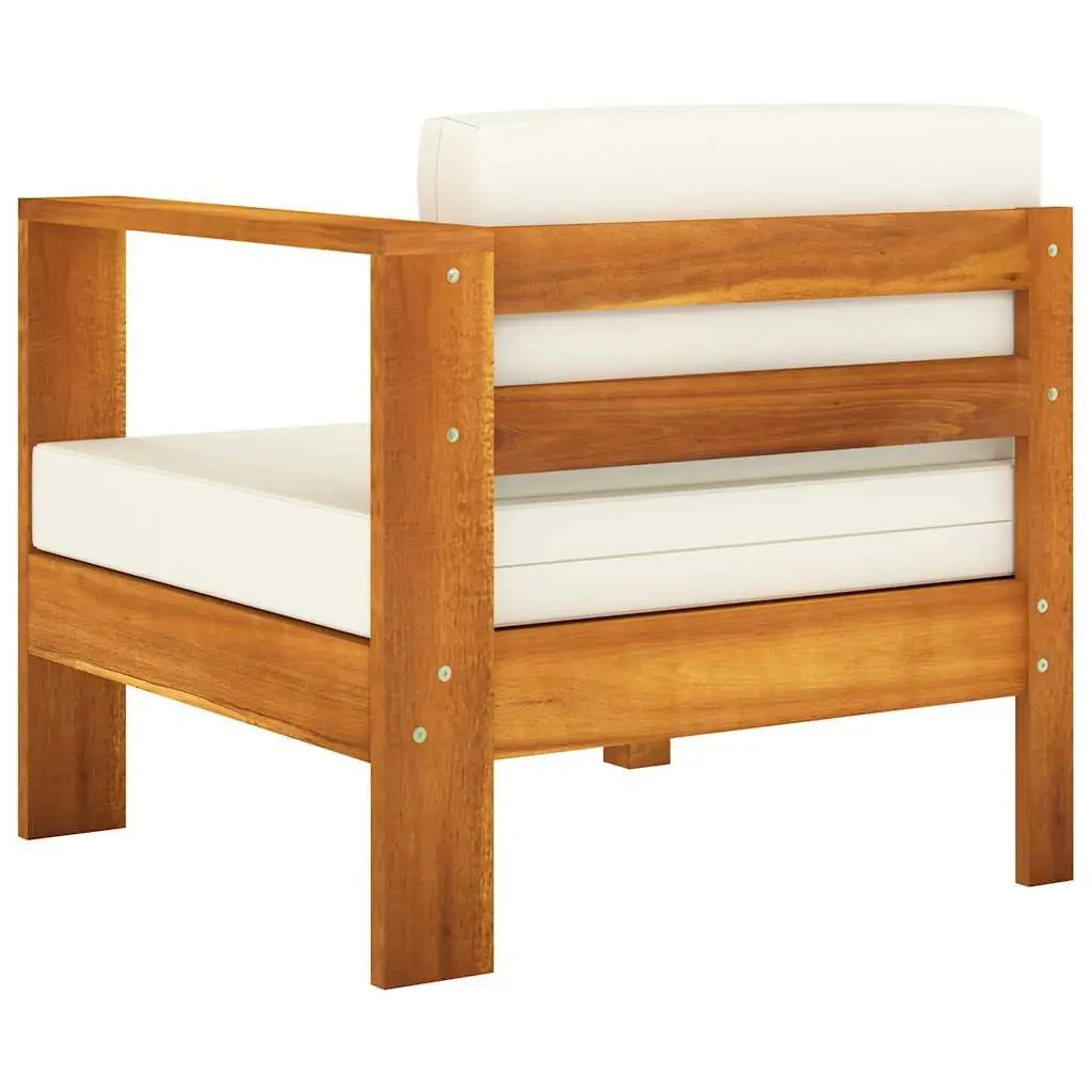 Garden Lounge Set 9 Piece Outdoor Furniture Acacia Wood Patio Size