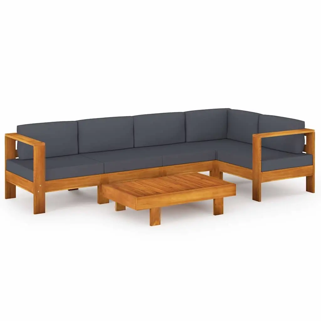 Garden Lounge Set 6 Piece Outdoor Furniture Patio Acacia Wood