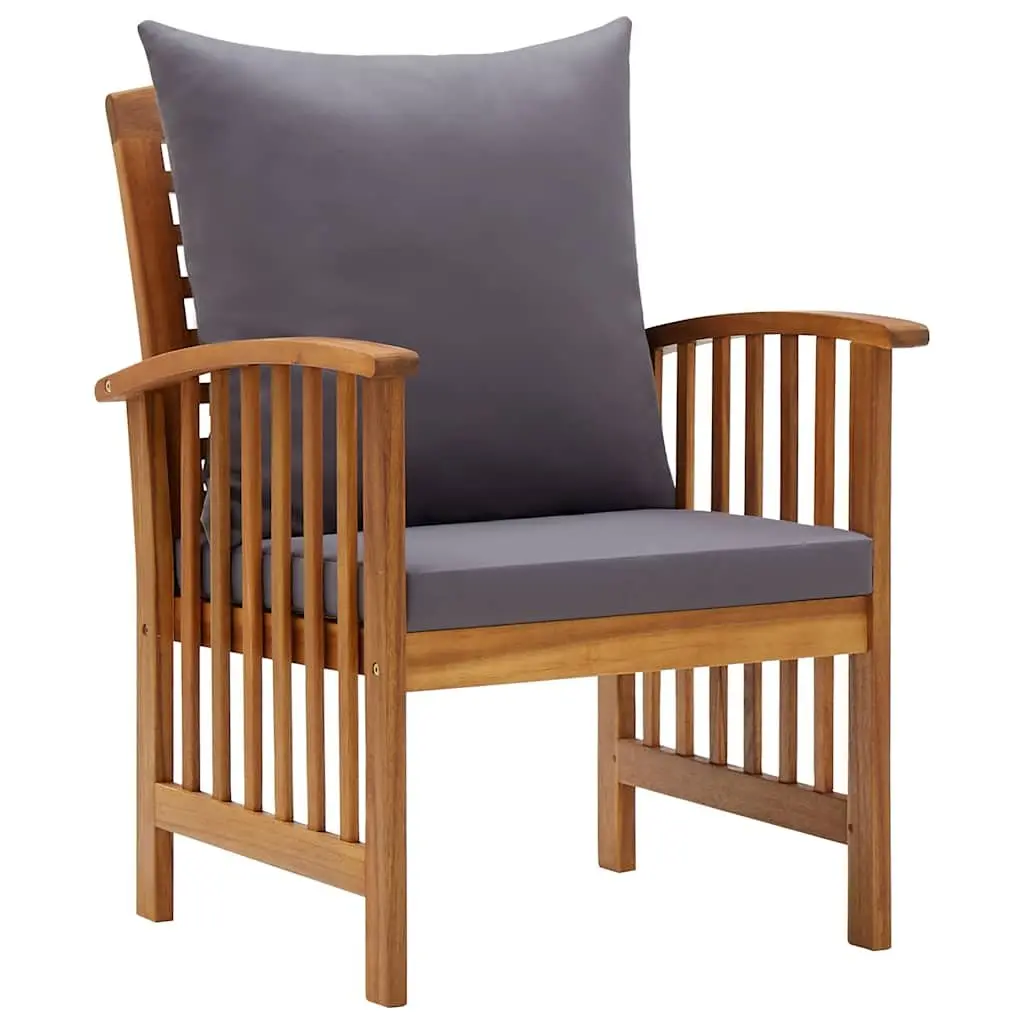 Garden Lounge Set Outdoor Furniture 5 Piece Patio Sofa Chair Table with Cushions