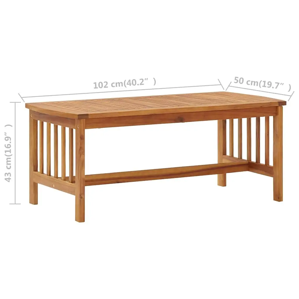 5 Piece Garden Lounge Set Outdoor Patio Furniture with Cushions Solid Wood