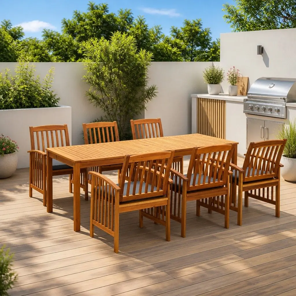 7-Piece Outdoor Garden Dining Set