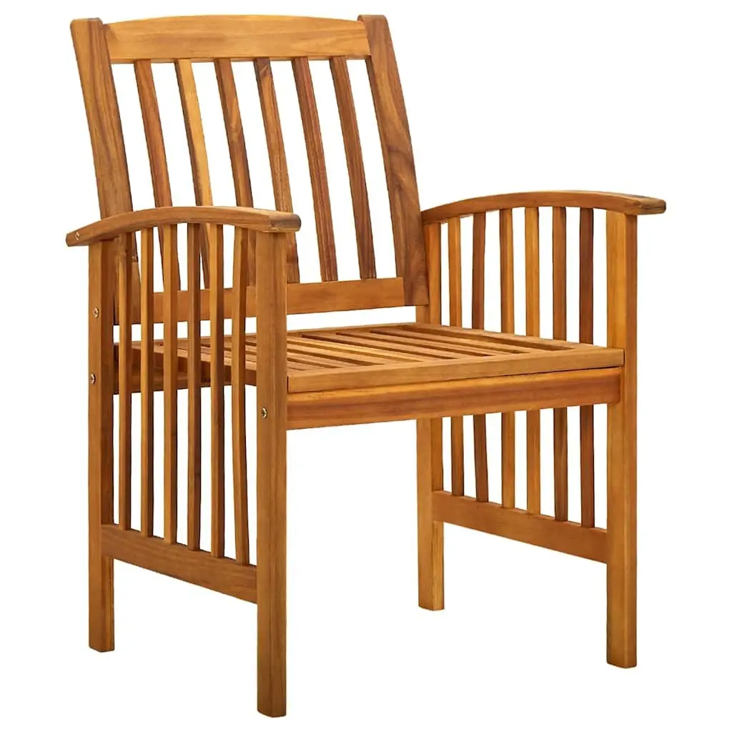 Garden Dining Set 9 Piece Outdoor Furniture Solid Acacia Wood Table Chairs
