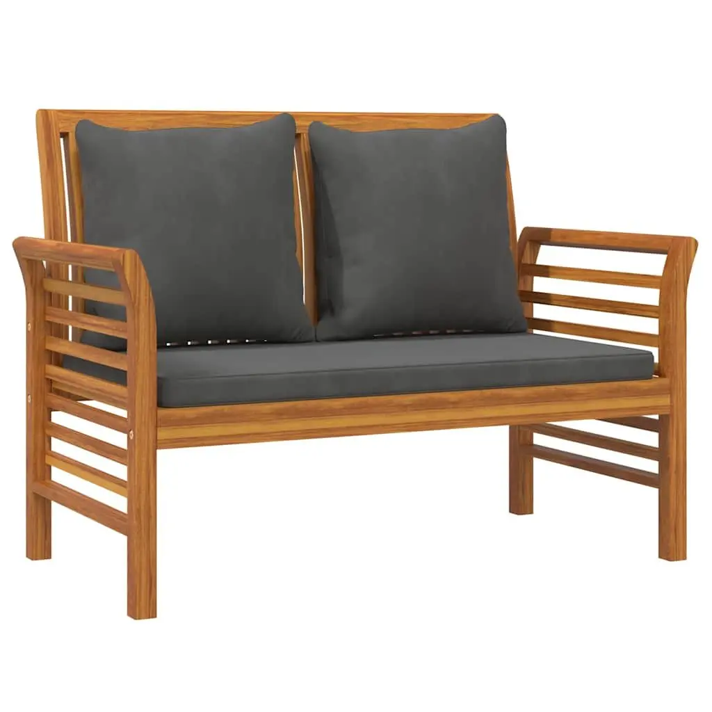5-Piece Brown Acacia Garden Lounge Set