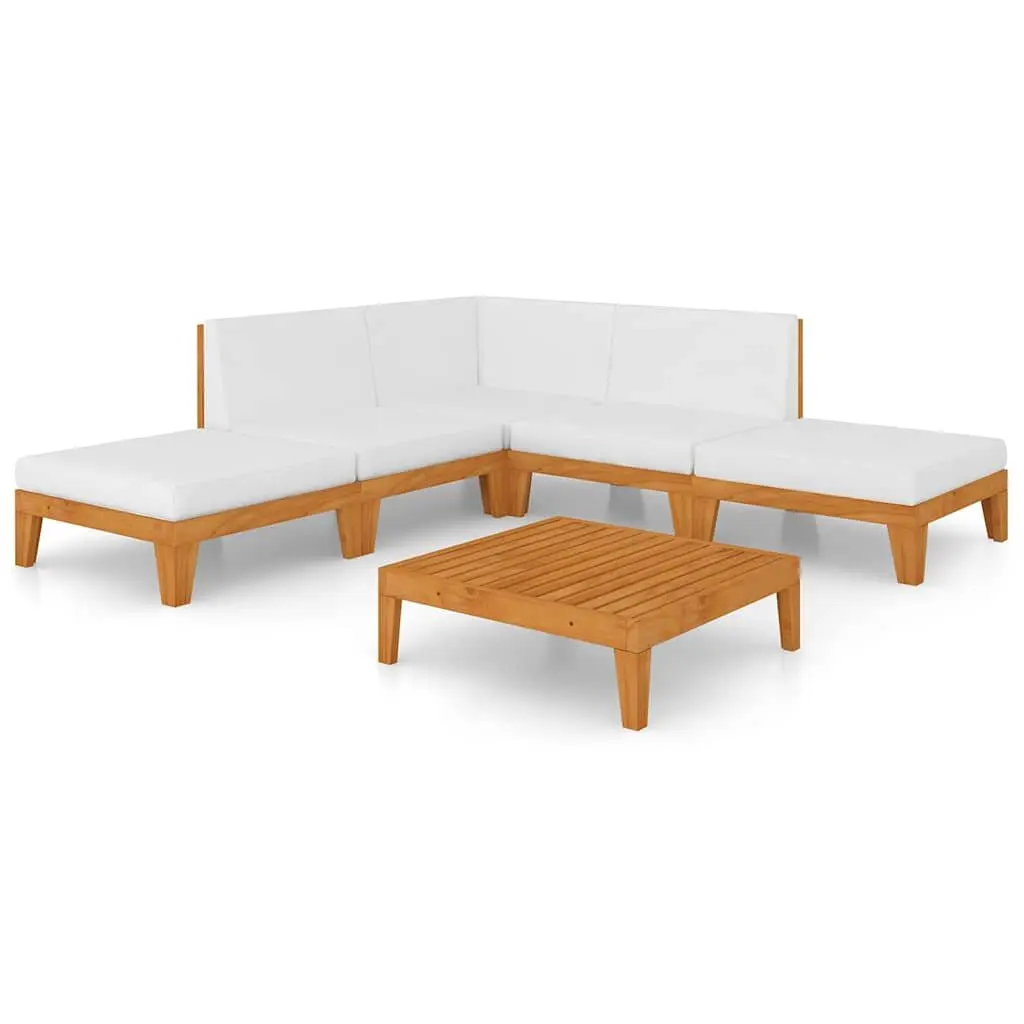Garden Lounge Set Outdoor Furniture 7 Piece Solid Wood Patio