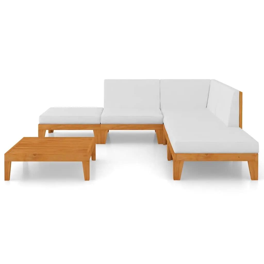 Garden Lounge Set Outdoor Furniture 7 Piece Solid Wood Patio