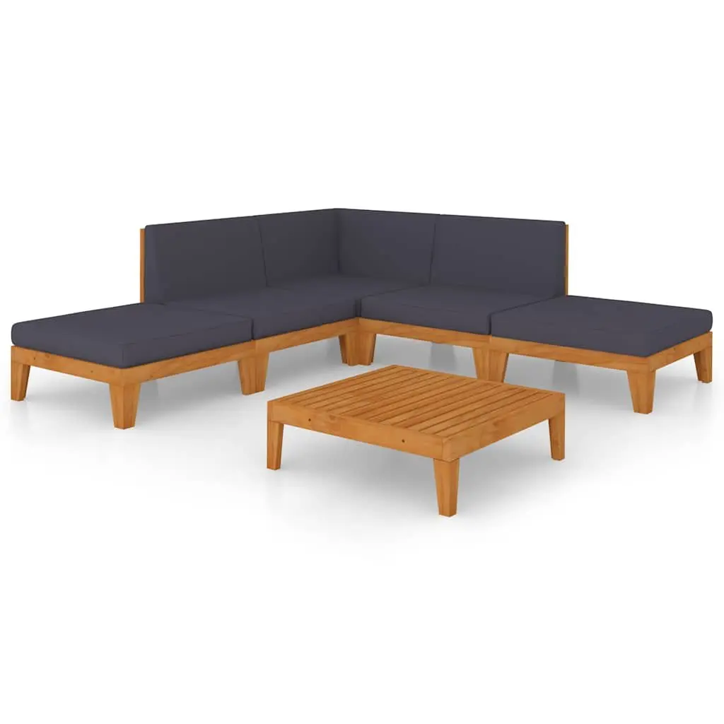 7-Piece Garden Lounge Set in Grey