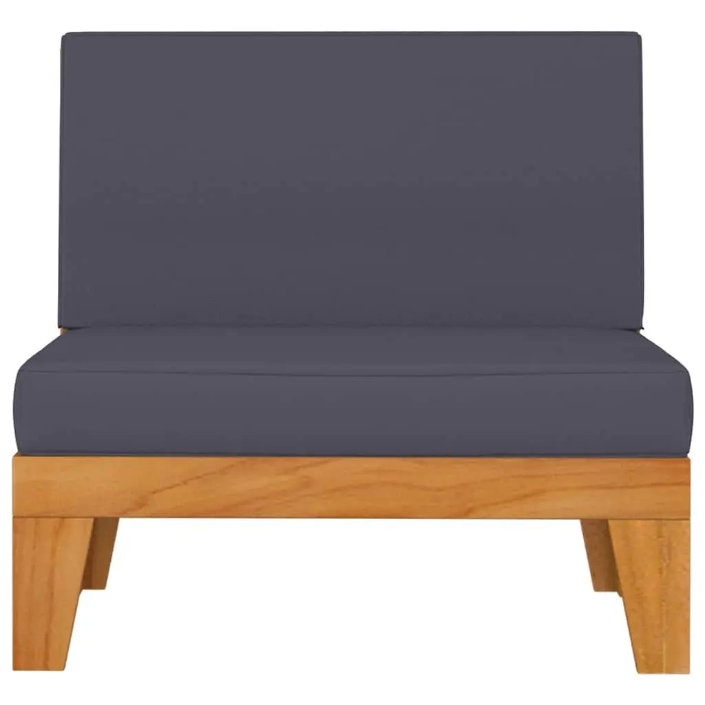 Garden Lounge Set 5 Piece Outdoor Furniture Patio Seating with Cushions Grey