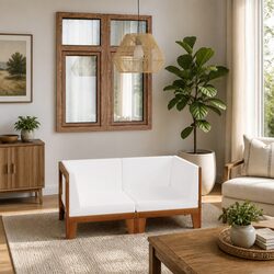 2-Seater Outdoor Sofa Dimensions and Materials