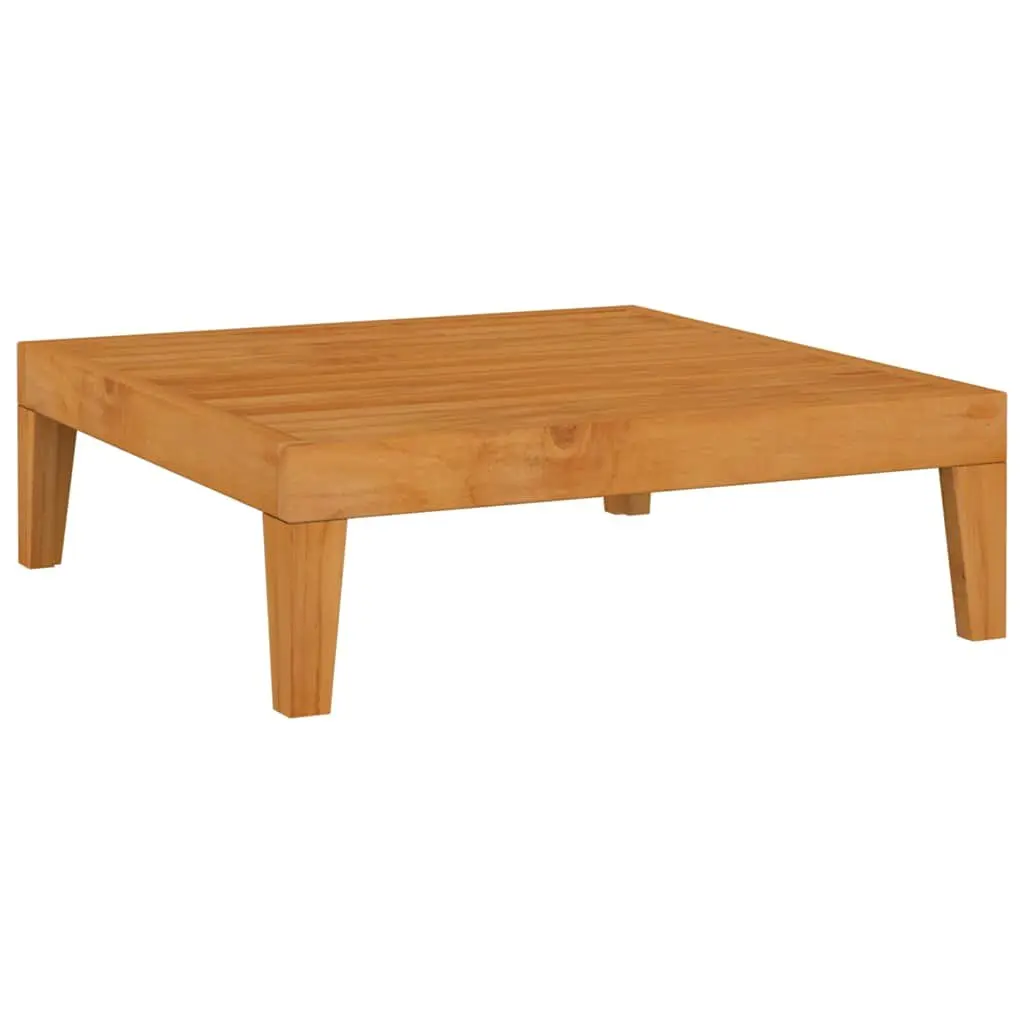 Garden Lounge Set Outdoor Furniture 9 Piece White Acacia Wood with Cushions