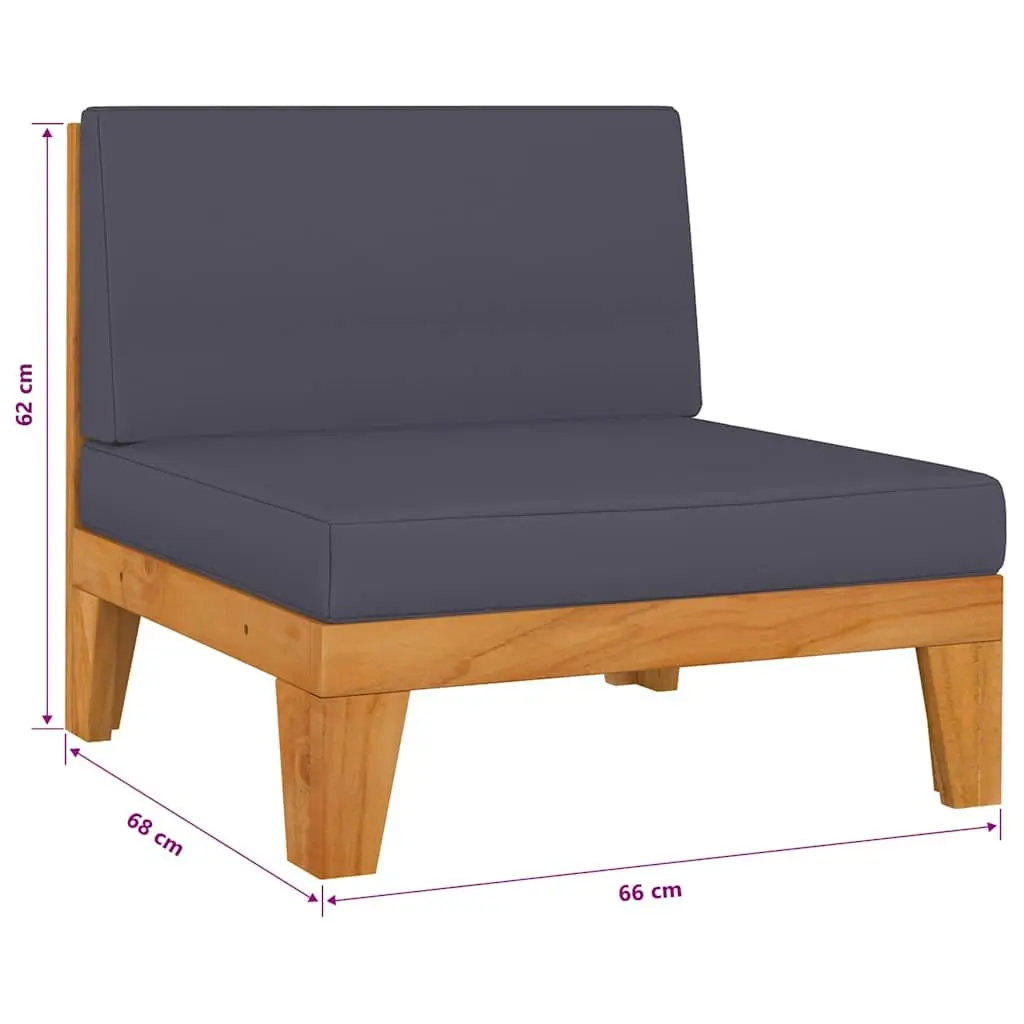 9 Piece Outdoor Garden Lounge Set with Acacia Frame