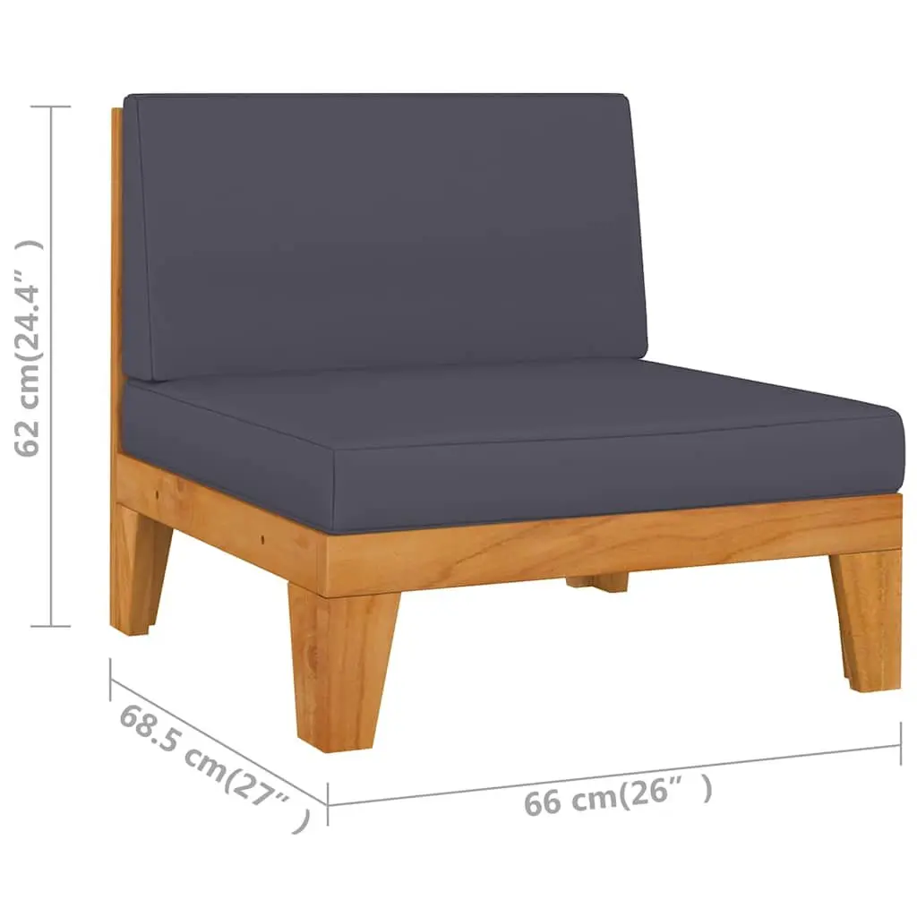 9 Piece Grey Garden Lounge Set