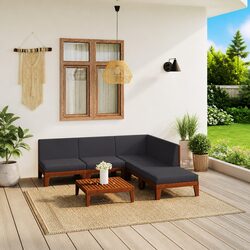 Specifications of 6-Piece Outdoor Furniture Set in Grey