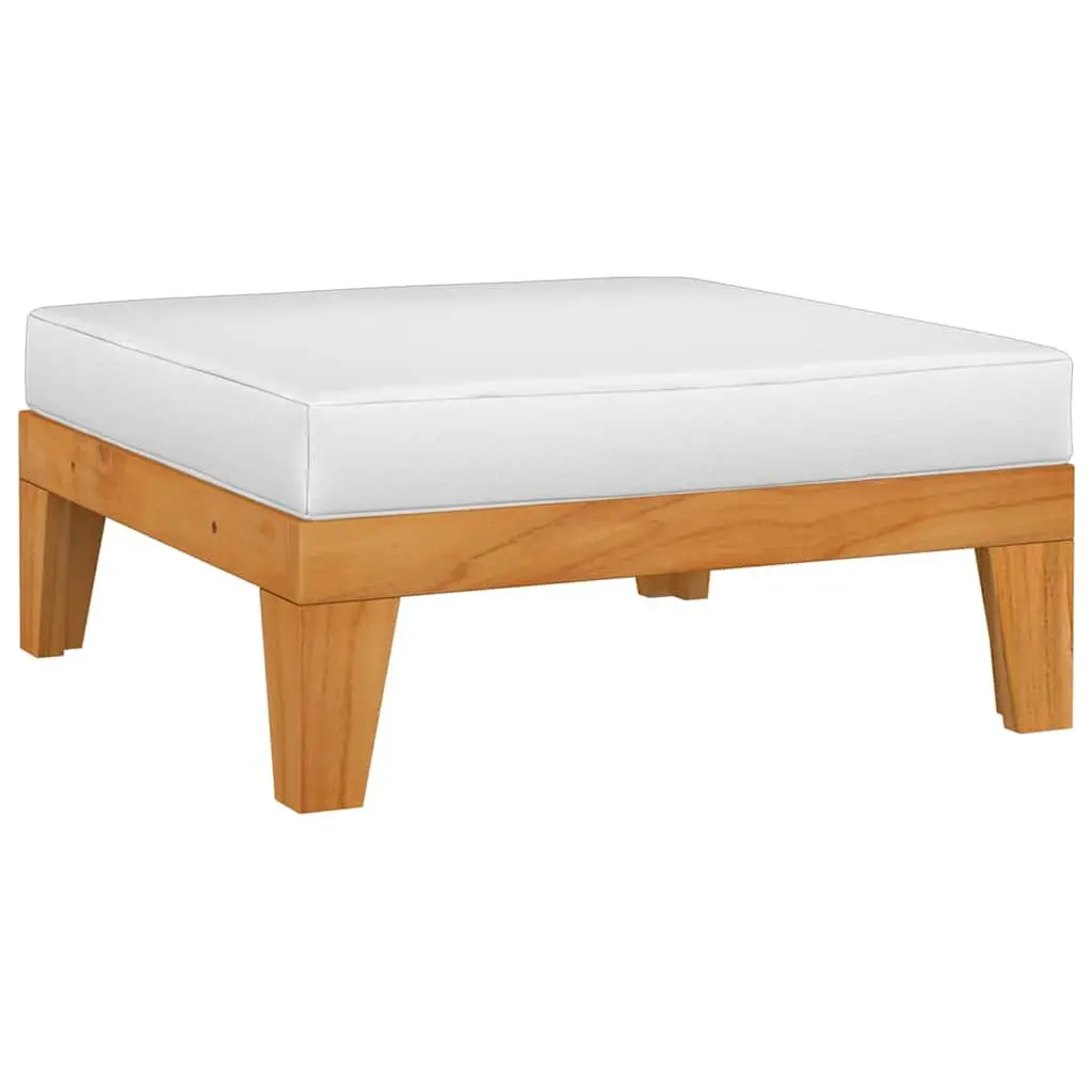 Garden Lounge Set 6 Piece Outdoor Furniture Acacia Wood Modular with Cushions