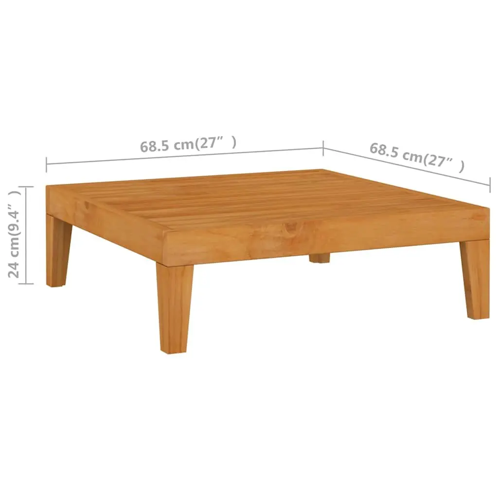 5 Piece Garden Lounge Set Outdoor Furniture Cushions Solid Wood Patio