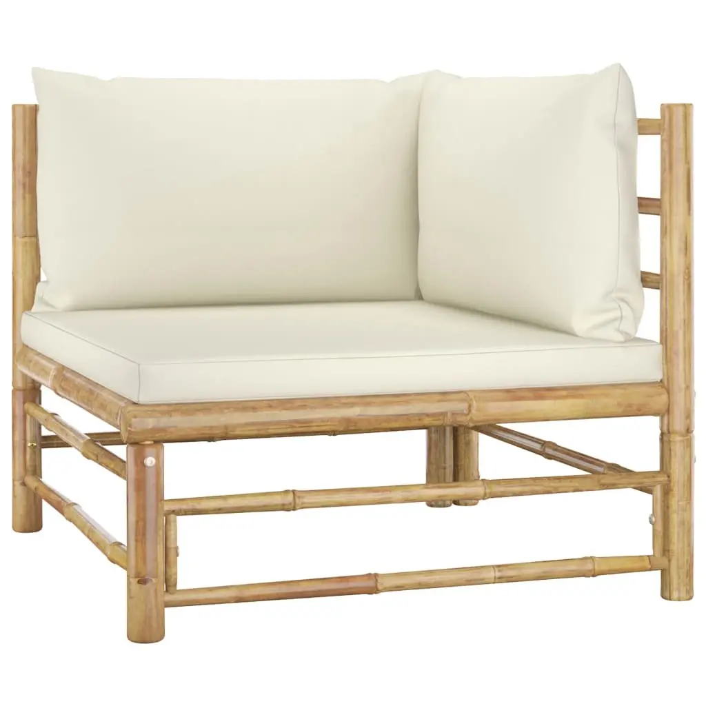7-Piece Modular Bamboo Garden Lounge Set