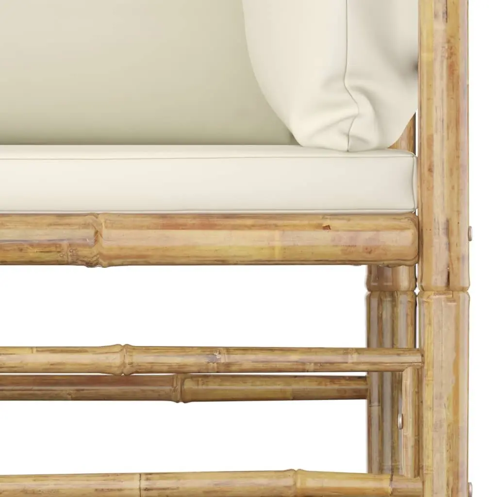 7-Piece Modular Bamboo Garden Lounge Set