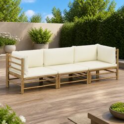 Specifications of the 3-Piece Bamboo Garden Lounge Set
