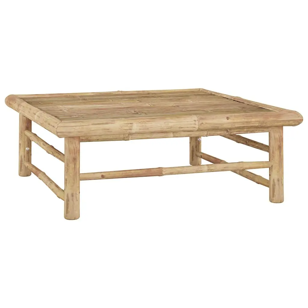 6-Piece Modular Bamboo Outdoor Lounge Set
