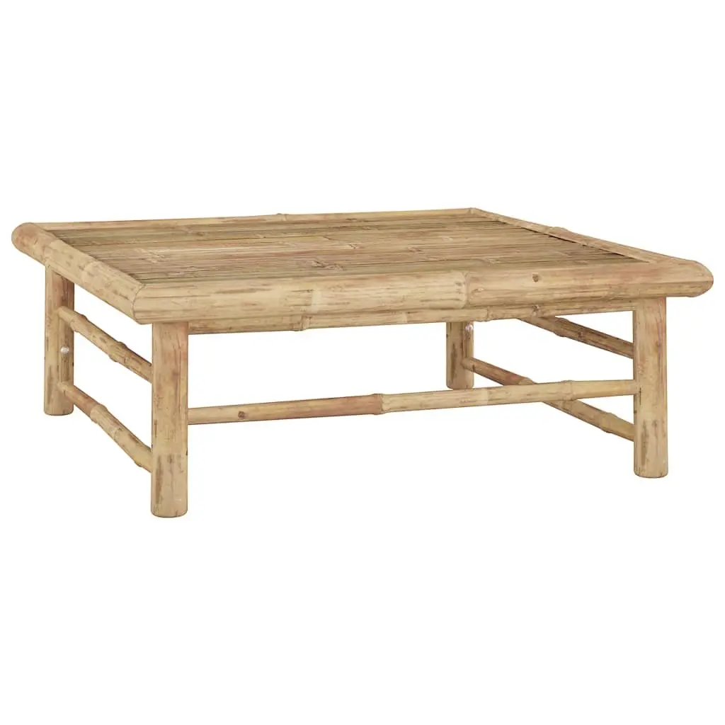 8 Piece Modular Bamboo Lounge Set with Cushions