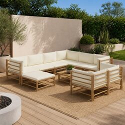 10 Piece Bamboo Garden Lounge Set – Specifications and Features