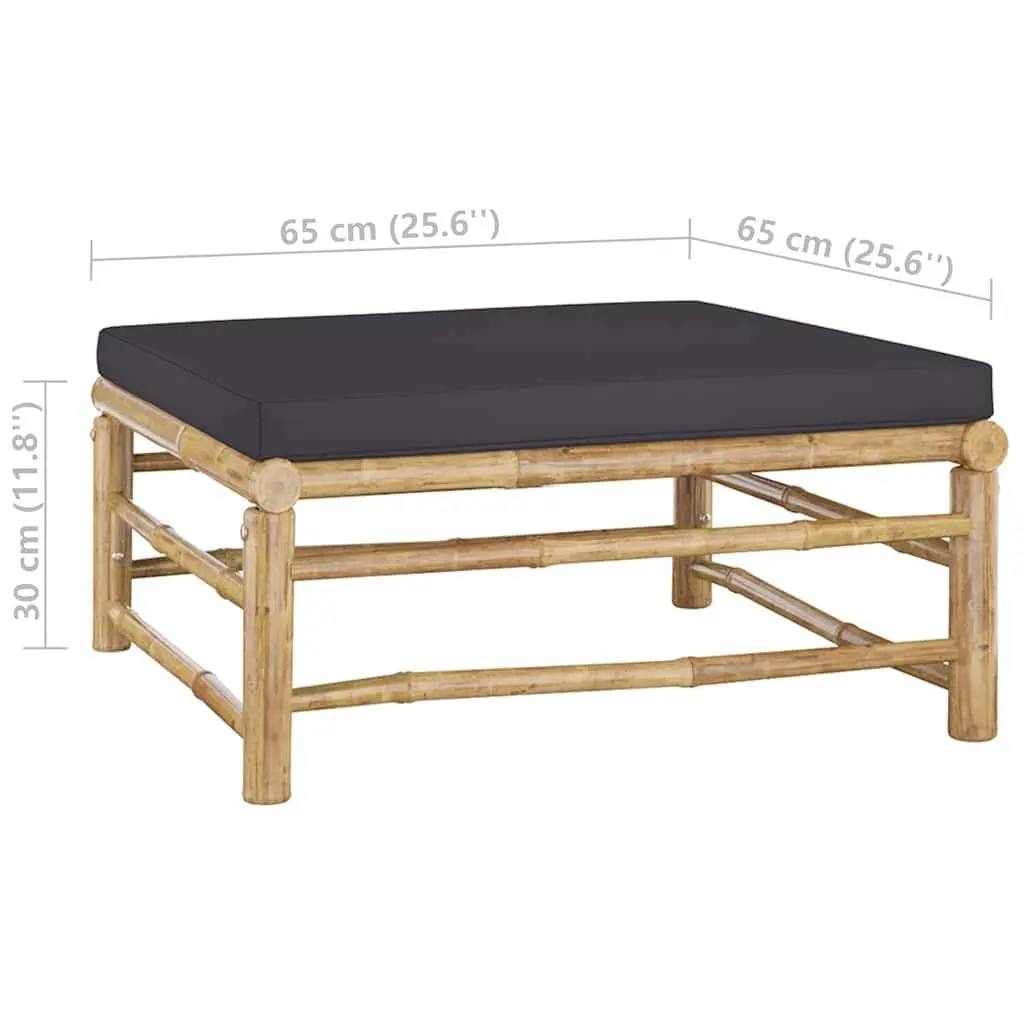 7 Piece Bamboo Garden Lounge Set