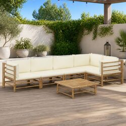 Specifications for 6-Piece Bamboo Garden Lounge Set