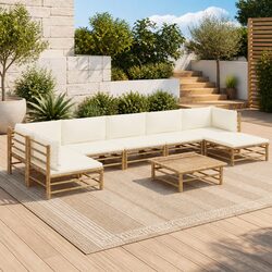 8 Piece Bamboo Lounge Set: Dimensions, Materials & More