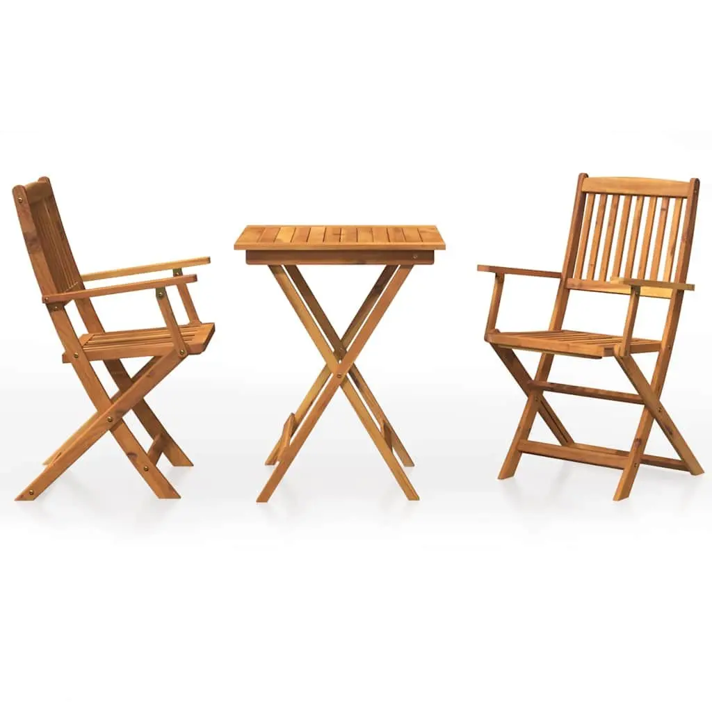 3-Piece Folding Garden Dining Set