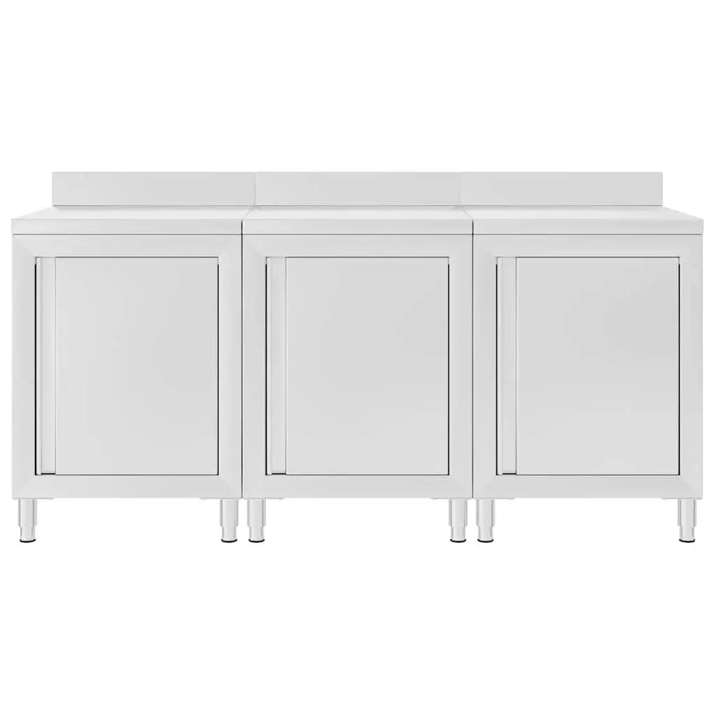Commercial Work Table Cabinet Stainless Steel Storage Kitchen Restaurant