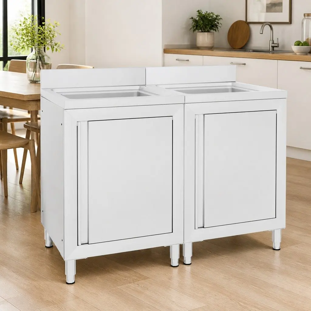 Commercial Stainless Steel Kitchen Sink Cabinet