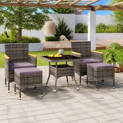 5 Piece Garden Dining Set: Specifications and Details