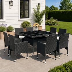 9 Piece Outdoor Dining Set Specifications and Features