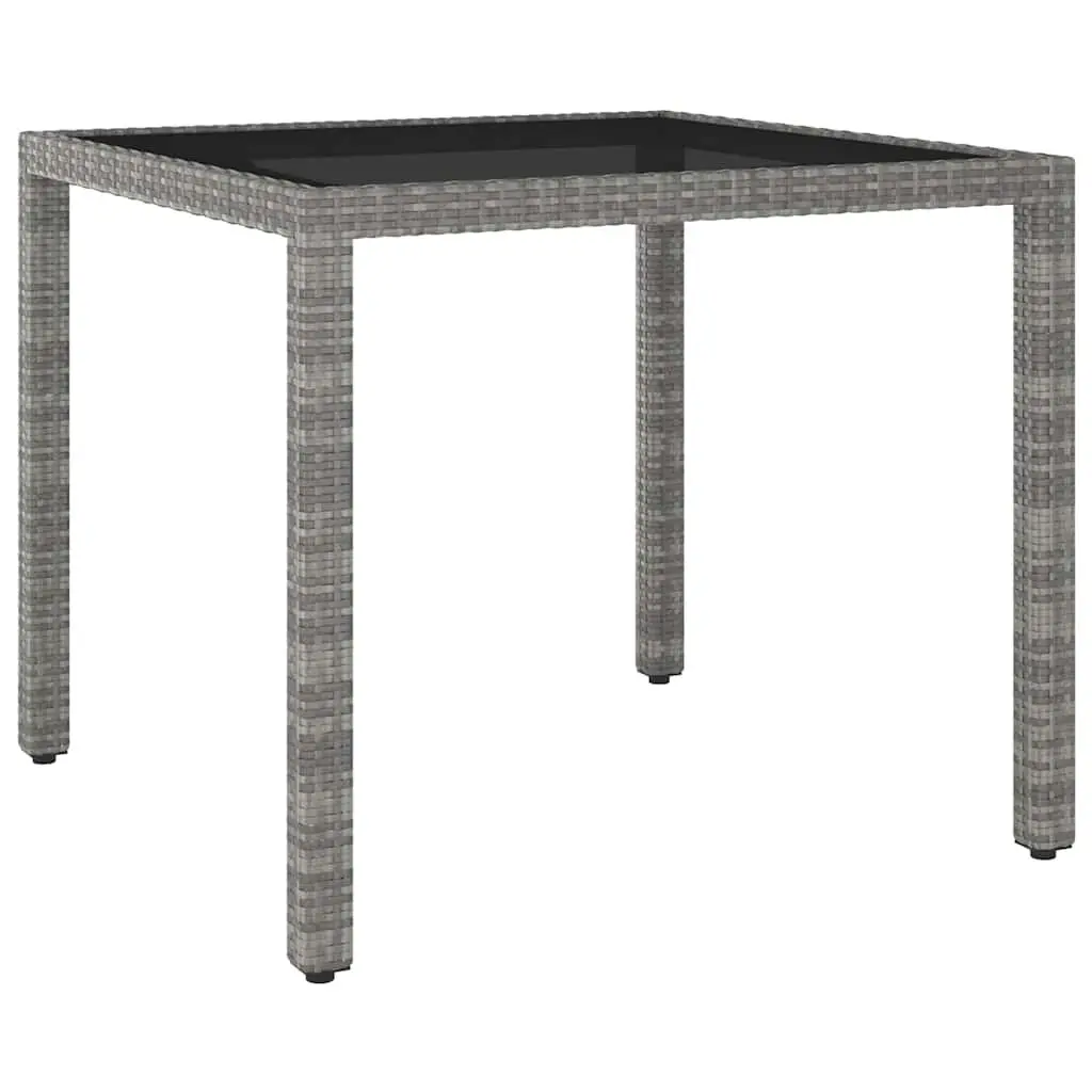 3 Piece Grey Garden Dining Set