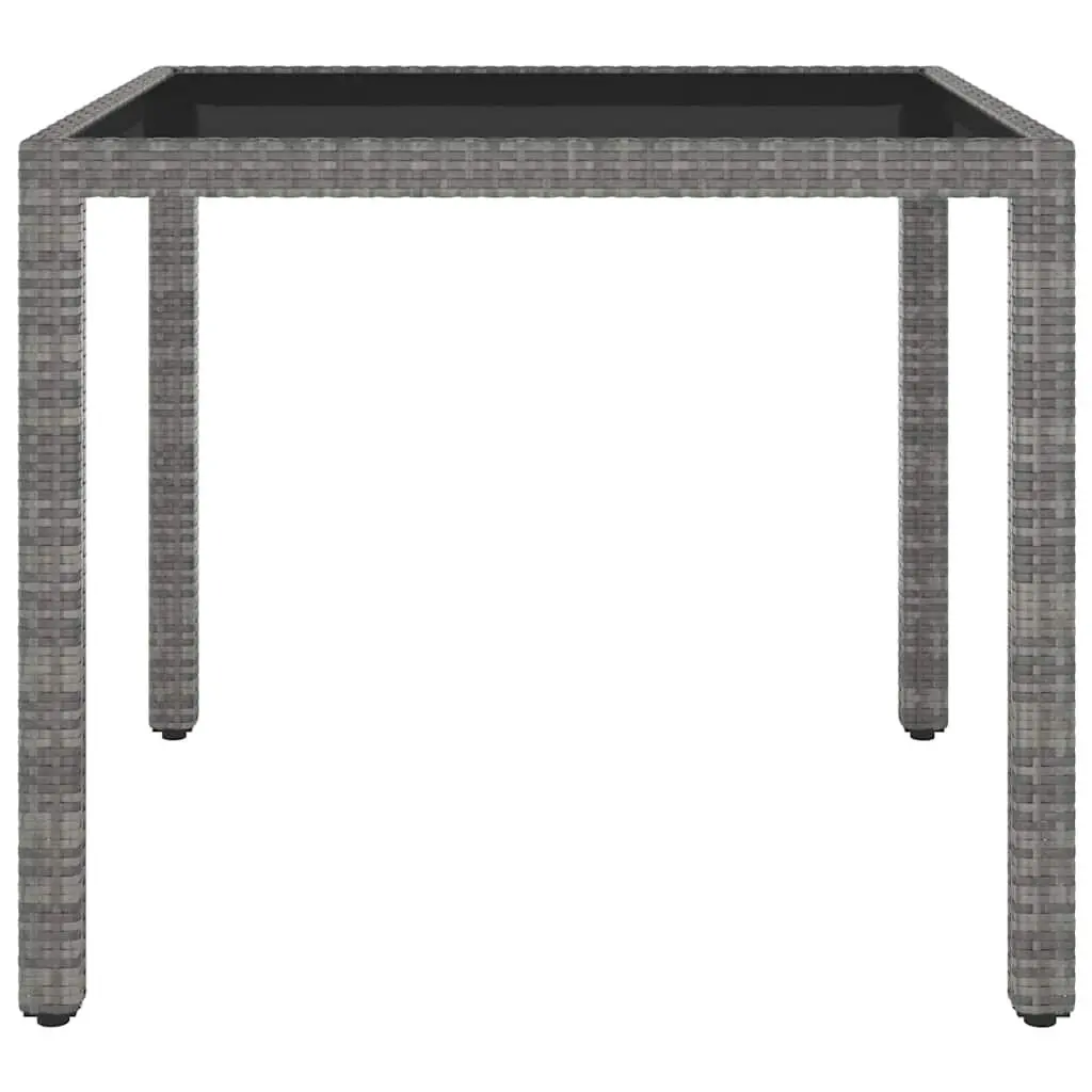 3 Piece Grey Garden Dining Set