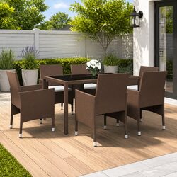 7 Piece Garden Dining Set: Specs and Features