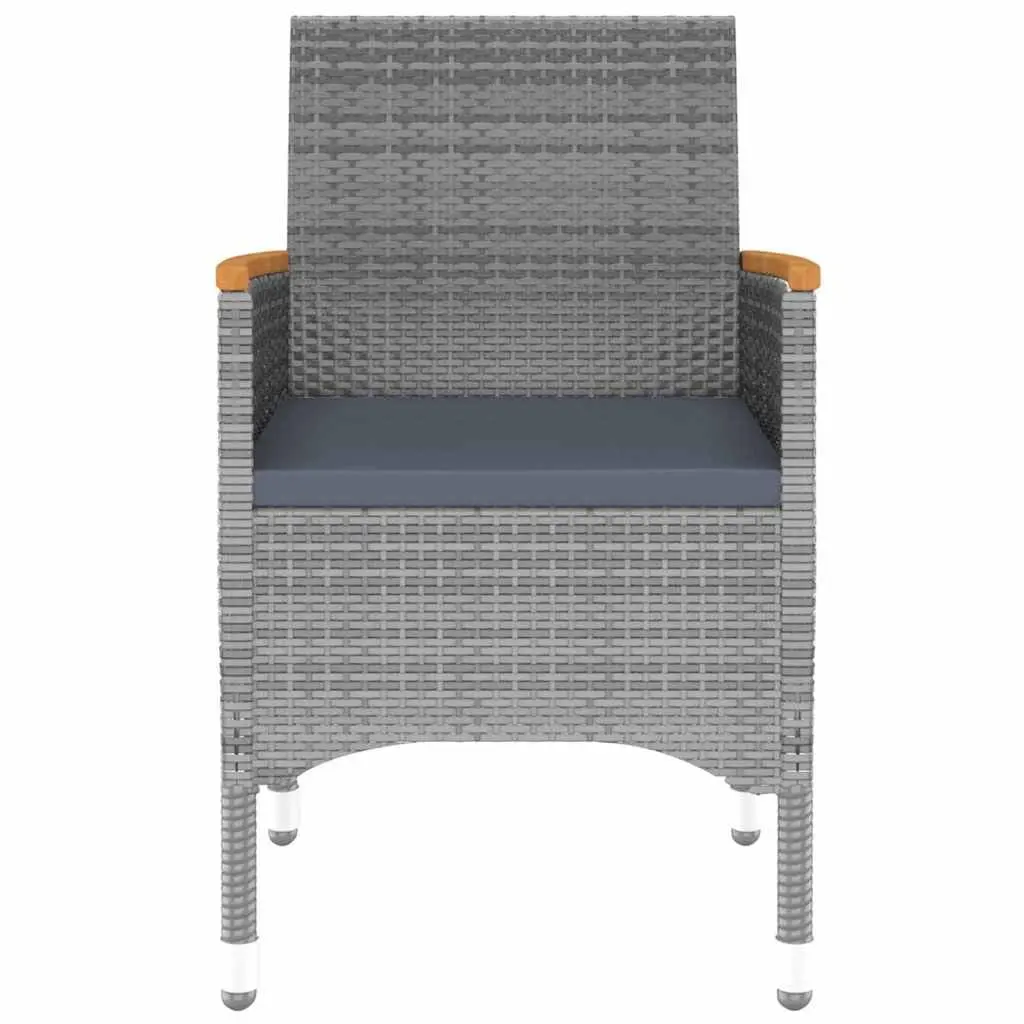 7 Piece Garden Dining Set Outdoor Patio Furniture Grey