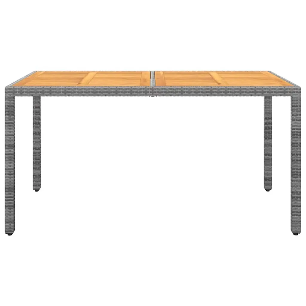 7 Piece Garden Dining Set Outdoor Patio Furniture Grey
