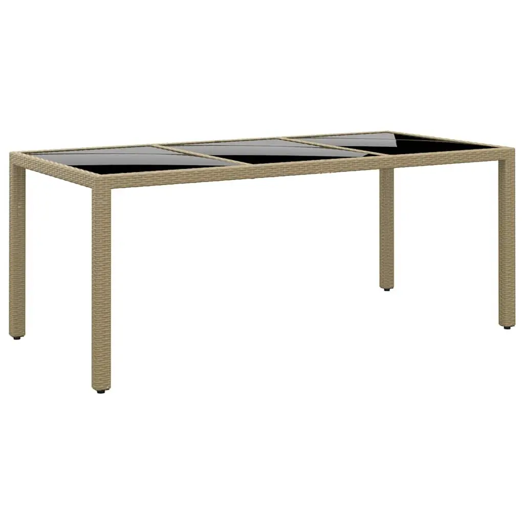 7 Piece Outdoor Garden Dining Set Patio Use Beige
