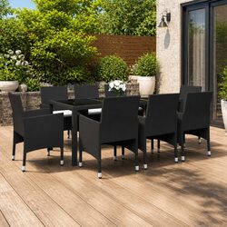 9 Piece Outdoor Dining Set Specifications and Features