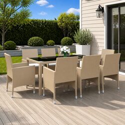 Specifications of 9 Piece Outdoor Garden Dining Set