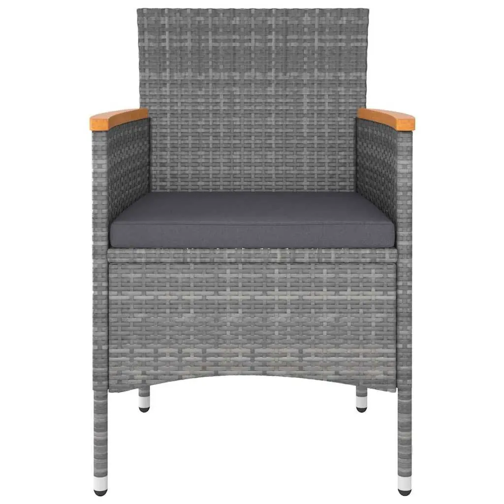 Garden Lounge Set 5 Piece Outdoor Patio Furniture Grey