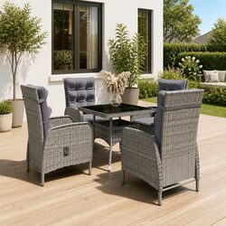 5 Piece Garden Dining Set Specifications and Features