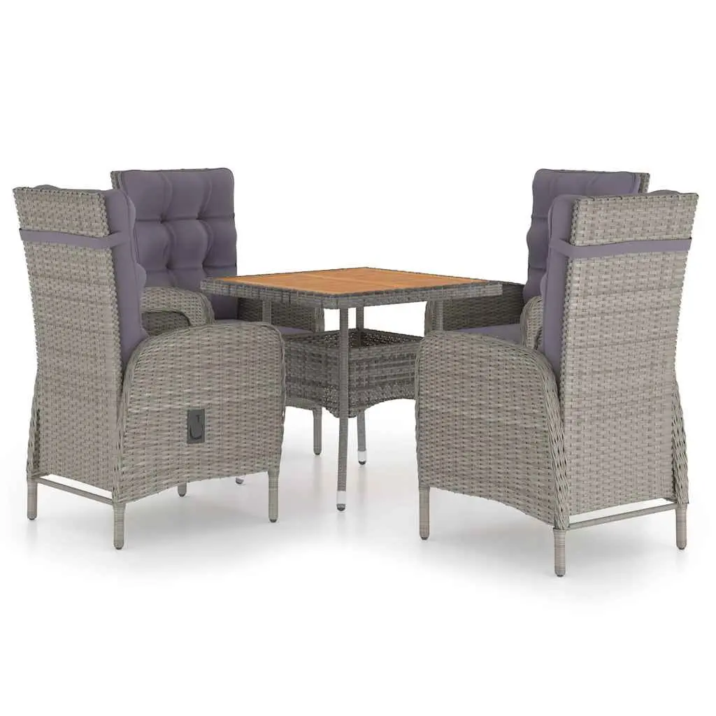 5 Piece Outdoor Garden Dining Set