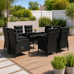 9 Piece Outdoor Dining Set - Specifications and Features