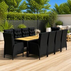 11 Piece Garden Dining Set Specifications and Features
