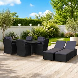 9 Piece Outdoor Dining Set: Specifications and Features