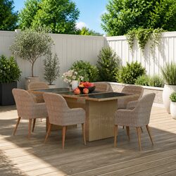 Specifications of 7 Piece Outdoor Garden Dining Set