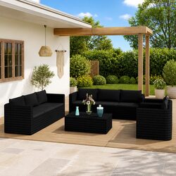Specifications of 10-Piece Modular Outdoor Lounge Set