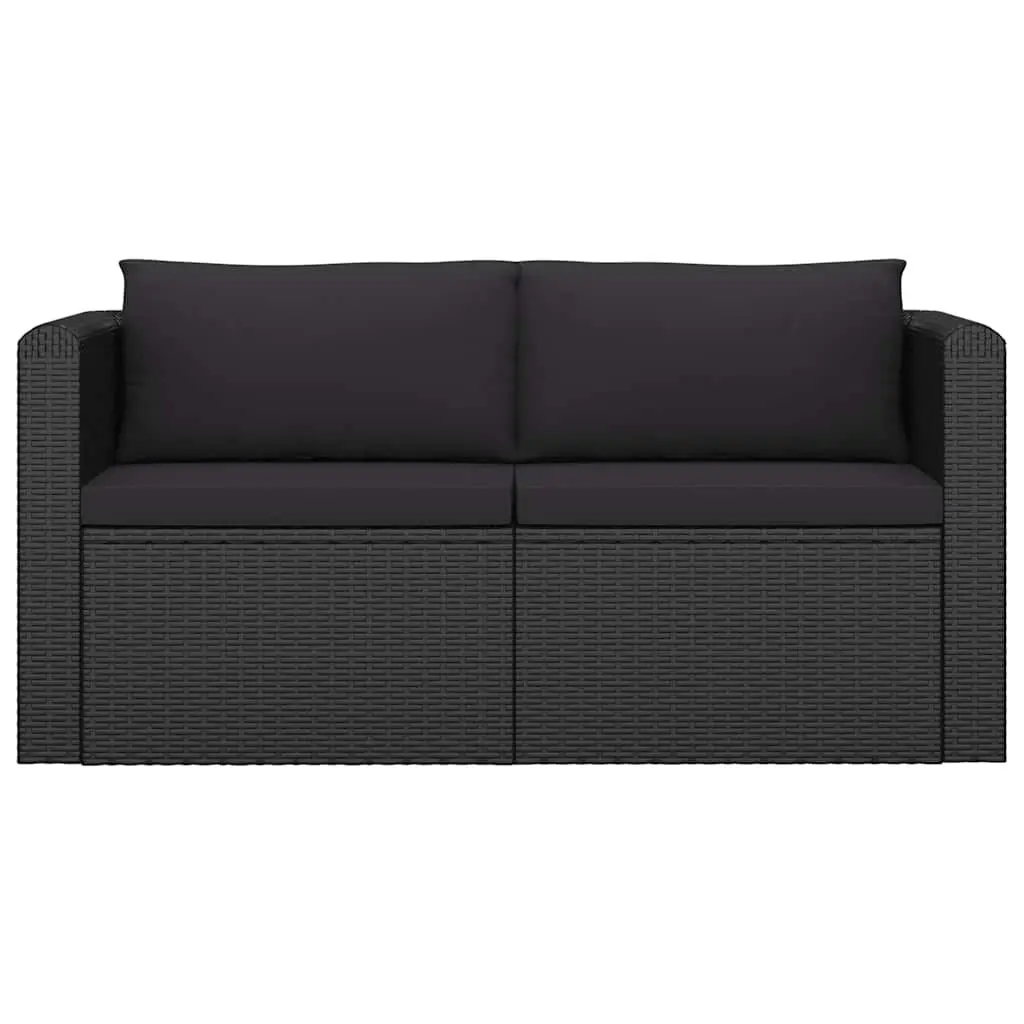 7 Piece Garden Lounge Set with Cushions Modular Outdoor Furniture PE Rattan